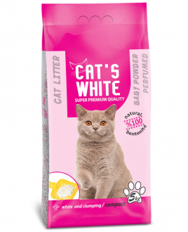 Cat's White Bebek Pudrası Kokulu 5 kg Kedi Kumu kullananlar yorumlar